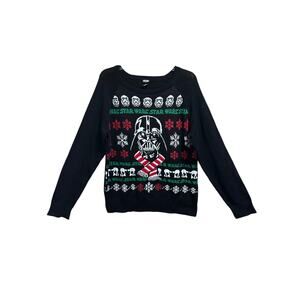 Star Wars Darth Vader Sweater Ugly Christmas Pullover Women’s Size XL